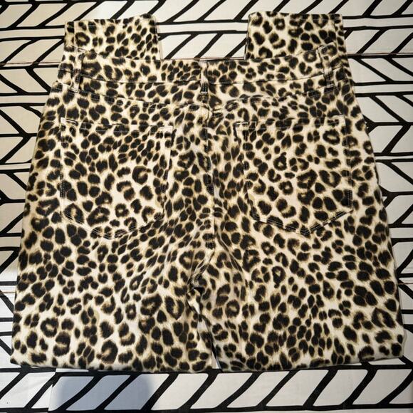 FRAME Ali High Rise Cigarette Jeans in leopard size 32 - Picture 3 of 8